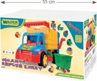 Wader 67013 Giant Óriás farmer kukásautó 65 cm