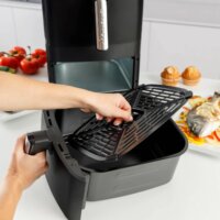 Taurus Air Duo Slim AirFryer Okos Forrólevegős sütő 2 x 6.5L 2800 Watt - Fekete