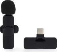Nedis MICW110BK Wireless USB-C Csiptetős Mikrofon - Fekete