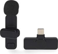 Nedis MICW110BK Wireless USB-C Csiptetős Mikrofon - Fekete