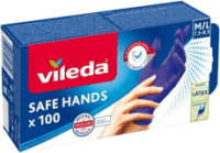 Vileda Safe Hands Nitril Háztartási Gumikesztyű M/L (100db/csomag) - Kék