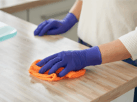 Vileda Safe Hands Nitril Háztartási Gumikesztyű S/M (100db/csomag) - Kék