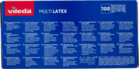 Vileda Multi Latex Gumikesztyű S/M (100db/csomag) - Bézs