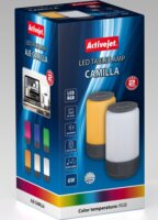 ActiveJet AJE-CAMILLA RGB LED Beltéri asztali lámpa - Szürke/Fehér