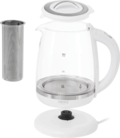 Camry CR1290 Vízforraló Teainfúzorral 2,0L 2200 Watt - Átlátszó / Fehér