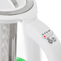 Camry CR1290 Vízforraló Teainfúzorral 2,0L 2200 Watt - Átlátszó / Fehér