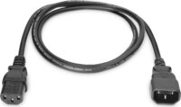 Digitus AK-440201-012-S IEC tápkábel hosszabbító C14- C13 1.2m - Fekete