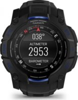 Garmin Instinct 3 AMOLED Okosóra 50mm Fekete/Kék Szilikon szíjjal - Fekete