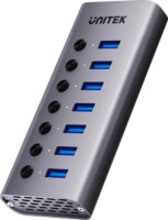 Unitek H1314A01-EU USB-A 3.0 7-port Kapcsolható HUB (7x USB-A 3.0)