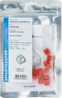 SmartKeeper NL03P1OR RJ45 porvédő dugó (12db/csomag) - Narancssárga