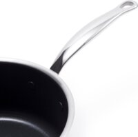 GreenPan Premiere Rozsdamentes acél Szószos Serpenyő 16cm - Matt ezüst