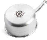 GreenPan Premiere Rozsdamentes acél Szószos Serpenyő 16cm - Matt ezüst