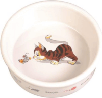 Trixie Porcelán Macska Itató / Etető 0.2L / 11 cm - Fehér