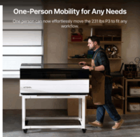 xTool P0102000110 Mozgatható Munkaállvány P3 Lézergravírozó géphez