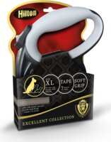 Hilton Smart XL Csévélő szalagos kutya póráz 700cm - Fekete / Szürke