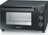 Severin TO 2079 Elektromos mini sütő 20L 1600 Watt - Fekete