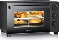 Severin TO 2079 Elektromos mini sütő 20L 1600 Watt - Fekete