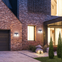 VIVALUX 004729, VAST Szolár LED reflektor mozgásérzékelővel - Fekete