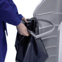 Hailo ProfiLine WSB design plus XXXL 120 literes műanyag Szelektív gyűjtő - Szürke/Sárga