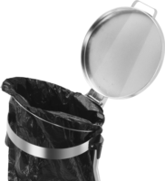 Hailo ProfiLine MSS design XXXL 120 literes acél szemetes - Inox