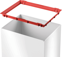 Hailo Big-Box Swing XL 52 literes önzáró fém+műanyag szemetes - Fekete/Fehér