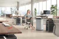 Hailo Big-Box Swing XL 52 literes önzáró fém+műanyag szemetes - Fekete/Szürke