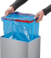 Hailo Big-Box Swing XL 52 literes önzáró fém+műanyag szemetes - Fekete/Szürke