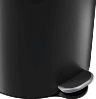 Hailo Selekta L 30 literes pedálos acél szemetes - Fekete