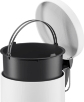 Hailo Selekta S 5 literes pedálos acél szemetes - Fehér