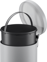 Hailo Selekta L 30 literes pedálos acél szemetes - Szürke