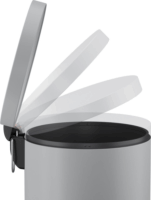 Hailo Selekta L 30 literes pedálos acél szemetes - Szürke