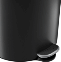 Hailo Selekta M 20 literes pedálos acél szemetes - Fekete