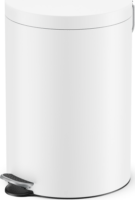 Hailo Selekta M 20 literes pedálos acél szemetes - Fehér