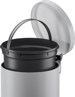 Hailo Selekta M 20 literes pedálos acél szemetes - Szürke