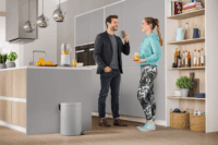 Hailo Selekta M 20 literes pedálos acél szemetes - Szürke