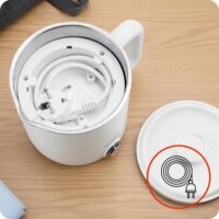 Huslog HUS1068 Utazó Vízforraló 0,8L 650 Watt - Fehér