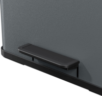 Hailo Öko duo Plus L 17+9 literes szelektív Műanyag + acél hulladékgyűjtő - Matt sötétszürke