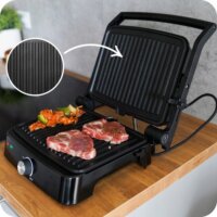 Huslog AK-2249 Elektromos Asztali grillsütő 2000W - Ezüst / Fekete