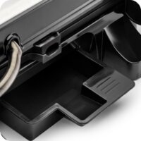 Huslog AK-2249 Elektromos Asztali grillsütő 2000W - Ezüst / Fekete