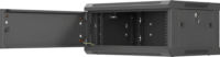 Lanberg 19" Fali Rack Szekrény 4U 600x450mm - Fekete