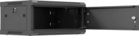 Lanberg 19" Fali Rack Szekrény 4U 600x450mm - Fekete