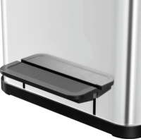 Hailo Öko duo Plus M 2x9 literes szelektív rozsdamentes acél hulladékgyűjtő - Inox