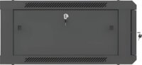 Lanberg 19" Fali Rack Szekrény 4U 600x600mm - Fekete