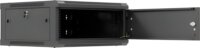 Lanberg 19" Fali Rack Szekrény 4U 600x600mm - Fekete