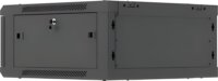 Lanberg 19" Fali Rack Szekrény 4U 600x600mm - Fekete
