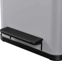 Hailo Öko uno Plus M 17 literes szelektív Műanyag + acél hulladékgyűjtő - Matt Világosszürke