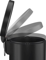 Hailo Selekta S 5 literes pedálos acél szemtes - Fekete