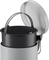 Hailo Selekta S 5 literes pedálos acél szemtes - Szürke