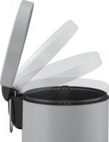 Hailo Selekta S 5 literes pedálos acél szemtes - Szürke