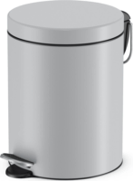 Hailo Selekta S 5 literes pedálos acél szemtes - Szürke